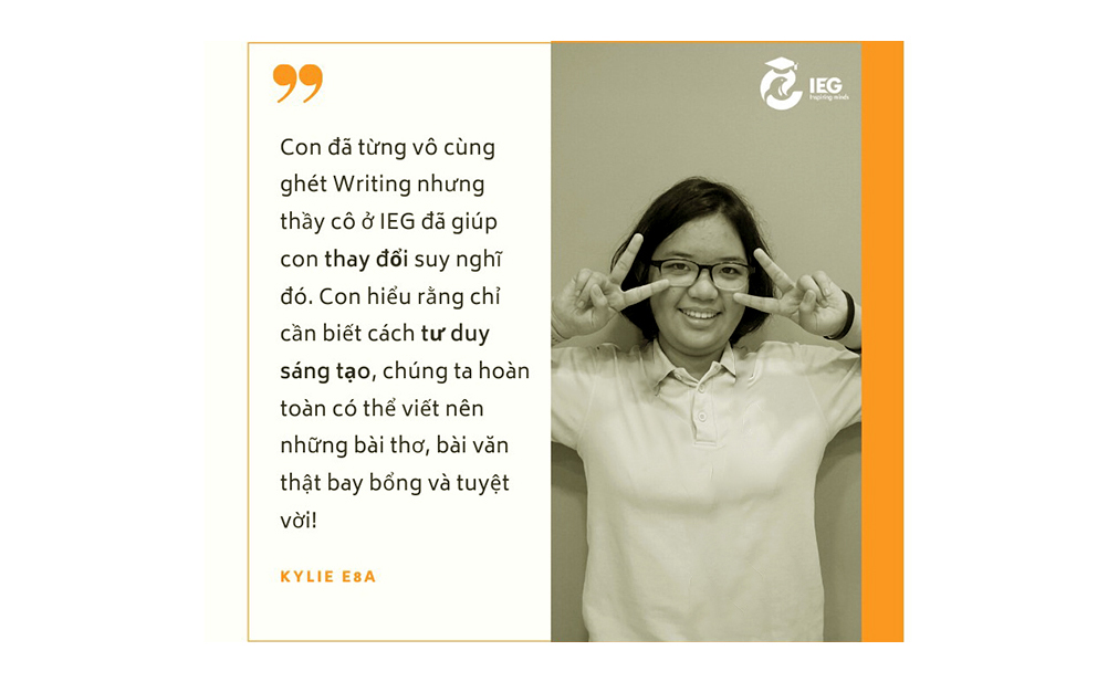 [IEG THAY ĐỔI] CON ĐÃ TỪNG “GHÉT CAY GHÉT ĐẮNG” WRITING, NHƯNG…